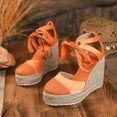 thumbnail image 5 of Dakaela Womens Espadrille Platform Wedge Sandals 2026 Ankle Lace Summer Dressy Sandal 4.53 Inch Arch Support Casual High Heels Size 6-10, 5 of 7