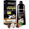 thumbnail image 3 of Mokeru Coconut Natural Hair Dye Shampoo, Semi-Permanent Hair Color Shampoo for Women and Men-500ml Grape Red, 3 of 5