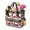 Pioneer Flower Floral-1, variant on Garden Tool Bag,Pioneer Flower Floral Print Pattern Garden Tool Organizer,Garden Gifts,Waterproof Multi-Pocket Garden Tool Storage 11.8x5.5x11.4 Inch(Tools NOT Included)