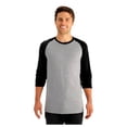 thumbnail image 5 of Jerzees 601RR Adult TRI-BLEND Baseball Raglan, 5 of 12