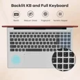 thumbnail image 3 of 15.6'' FHD IPS Business Laptop Computer, AMD Ryzen 5 6600H(Beat R7 5700U, 6 Cores Up to 4.5GHz), 16GB DDR5 RAM 1TB SSD, Type-C 100W PD Fast Charger, Fingerprint Backlit Keyboard Wi-Fi 6 Red, 3 of 7