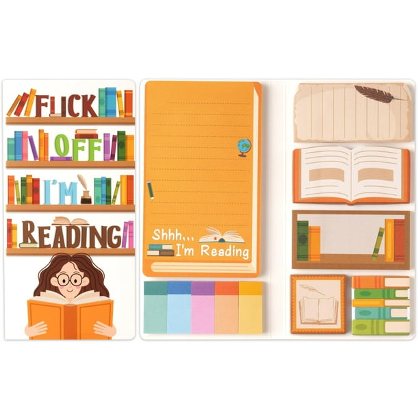Set de notas adhesivas B1ykin con tema de dibujos animados, 550 hojas