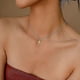 thumbnail image 3 of Cross Necklace For Women, 14k Gold Plated/sterling Silver Chain Necklace Delicate Layered Gold Cross Pendant Necklace Simple And Cute Necklace For Wom, 3 of 4
