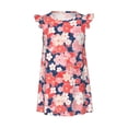 thumbnail image 2 of Lafuoo Japanese Cherry Blossoms Pattern Girls' Small Flying Sleeve Nightdress, Suitable for Girls' Round Neck Pajamas and Robes-Small, 2 of 9