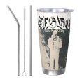 thumbnail image 1 of Vaso Peso Pluma de 20 oz, taza de viaje para café con aislamiento al vacío de acero inoxidable, taza de café, taza de viaje con tapa, taza térmica para exteriores, 1 of 8