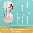 thumbnail image 5 of JULY HOME Electric Shower Scrubber with Extendable Handle - Electric Scrubs Brush - Electric Shower Scrubber with 3 Replaceable Brush - Bathtubs Brush for Tile, Kitchen, Cars - Electric Spin Scrubber, 5 of 7