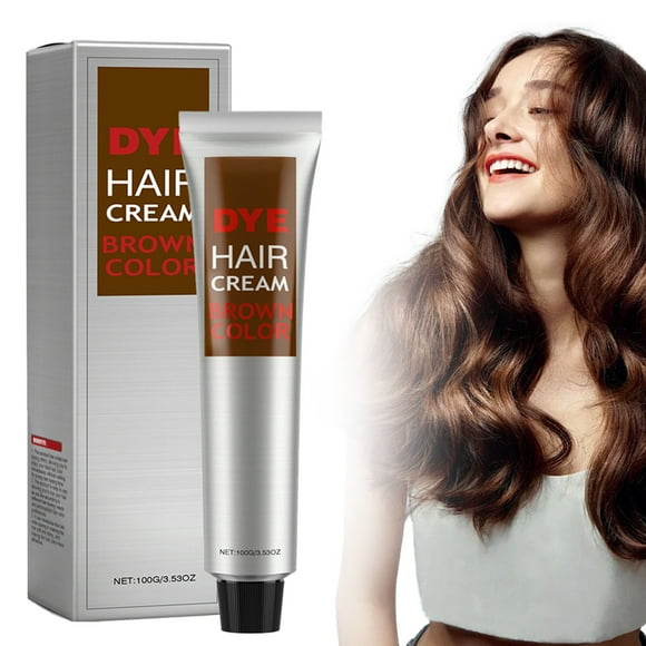 Hair Care 1 - 4 Colours (Brown Red Purple Blue ) Hair Dye Natural Hair Dye Convenience and Gentle Silver Gray Color for All Hair Types (1 Pcs), Hair Cream, Easter Makeup,Mother'S Day