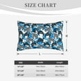 thumbnail image 4 of Daiia Sea Turtle Life Bedding Waterproof Pillow Protector Zippered Queen – Bed Bug Proof Pillow Encasement-16"x24", 4 of 6