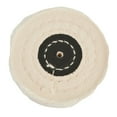 thumbnail image 3 of Cloth Buffing Polishing Wheel Arbor Buffer Polish Grinder Pad Mat White 175mm(7inch), 3 of 9