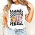 thumbnail image 1 of ALVORD Chemise Rétro Baseball Mama, Chemise de Baseball, Chemise de Sport, Chemise de Maman de Baseball P-5TG, 1 of 3