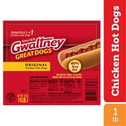Gwaltney Original Chicken Hot Dogs, 1 lb