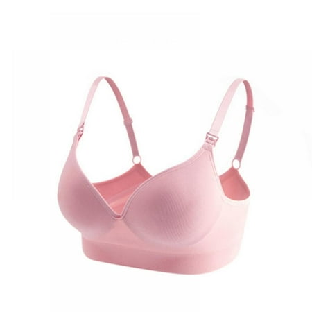 Nursing Bra Top Buckle Maternity Bra Pregnant Bra Breastfeeding Underwear Seamless Bra Full Coverage Bra