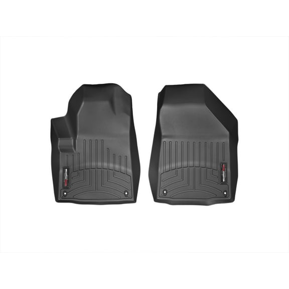 WeatherTech Custom Fit FloorLiners compatible with 2015-2015 Jeep Cherokee - 1st Row (Driver & Passenger), Black