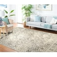 thumbnail image 3 of SAFAVIEH Carnegie Cherette Oriental Area Rug, Cream/Dark Gray, 5'1" x 7'6", 3 of 9