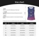 thumbnail image 5 of Balery Violet Glitter Camiseta sin mangas estampada ligera para mujer, tops de entrenamiento sin mangas, camisetas de yoga transpirables de secado rápido.-Small, 5 of 7