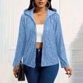 thumbnail image 5 of QHFBli Womens Sequin Short Jackets Long Sleeve Open Front Coat Glitter Blazer Casual Coat Party Clubwear, 5 of 9