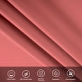 thumbnail image 4 of Unique Bargains 6 Piece Breathable Egyptian Cotton Pillow Case Cover Coral Color King+, 4 of 8