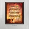 thumbnail image 6 of Fire Station Firefighter Gifts for Men and Women, Fire Academy Graduation Gift, Fire Fighter Gifts or Firehouse Decor, A Fireman's Prayer Framed Wall Art for Home, 2107, 6 of 6