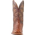 thumbnail image 4 of El Dorado Men's Handmade Full Quill Ostrich Stockman Boot Broad Square Toe Bronze, 4 of 7
