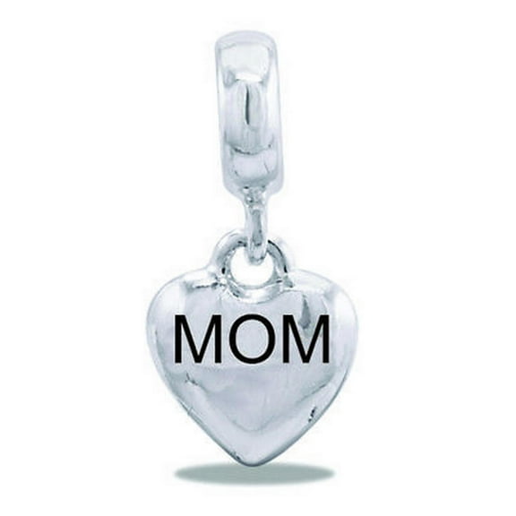 DaVinci Heart Mom Dangle Bead