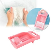 Aligament Bathroom Accessories Plastic Laundry Washboard Non-slip Underwear Sock Mini Washboard