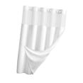 thumbnail image 3 of Cortina de ducha resistente y multifuncional, accesorio de baño para hotel, poliéster. Blanco, 3 of 9