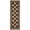 2*6ft-Black Brown, variant on Large Rug for Bedroom 8x10 Non-Slip Indoor Outdoor Easy Jute Rug, Stain-Resistant Checkered Accent Carpet, Washable Geometric Floor Cover for Backyard, Living Room, Brown