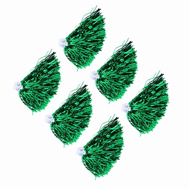 6 Pompones de Porristas, Flores Brillantes para Muñeca, Pompones de Porristas, Pompones, Ideal Para Estadio, Fiesta