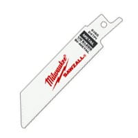 - Milwaukee 48-00-5185 Reciprocating Saw Blade, 24 TPI, Bi-Metal Cutting Edge, Bright