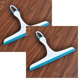 thumbnail image 1 of Oleegame 2PC Cleaning Brush Soft Glass Scraper Glass Wiper Window Glass Cleaner Home Tools BU Blue, 1 of 2