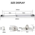 thumbnail image 5 of Hydraulic Furniture Gas Struts, Gas Spring Pneumatic Arm With Soft Opening Hinges Set Of 4(150n), 5 of 5