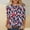 A529 Blue, variant on Xdegoge 4th Of July Tops for Women Patriotic Shirts USA American Flag Distressed Print Crewneck 3/4 Sleeve Casual Loose Fit Lightweight Summer Holiday Independence Day Graphic Tees