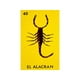 thumbnail image 2 of Playera Blusa de El Alacran De La Loteria Mexicana Tradicion Mexicana Mexico Color Verde Talla Grande Marca Emil SaEs, 2 of 4