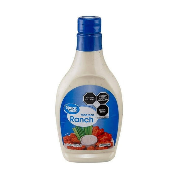 Aderezo Great Value ranch 500 ml
