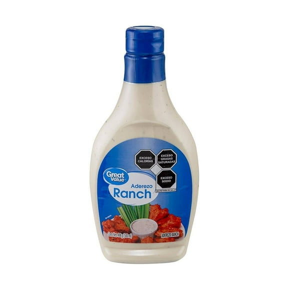 Aderezo Great Value ranch 500 ml