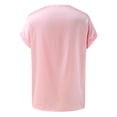 thumbnail image 5 of Sngxgn Women's Crop Tops Short Sleeve Shirts Casual Running T-Shirts(RD2,XXL), 5 of 5