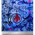 thumbnail image 3 of oneOone Silk Tabby Fabric Dot|Swirl & Floral Panel Print Sewing Fabric BTY 42 Inch Wide, 3 of 3