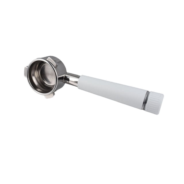 Ounissouiy Mango de máquina de café de acero inoxidable para el hogar, comedor, restaurante, cocina, fabricante de bebidas, filtro de polvo, suministros Juegos de servir café y té Blanco Ounissouiy HA064516-02