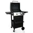 thumbnail image 4 of Mondawe 2 Burner Stainless Steel Outdoor Barbecue Gas Grill with wheels, 4 of 8