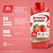 Premier Protein Shake, Strawberries & Cream, 30g Protein, 11 fl oz, 4 Ct