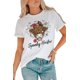 thumbnail image 4 of ABPHQTO Camiseta blanca con estampado Spooky Heifer Halloween Vibe para mujer, 4 of 5