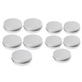 thumbnail image 2 of 10 Pieces 5ml/15ml Aluminum Tins Empty Cosmetic Pots Lip Container Jar, Tins Spiral Screw Box Case Bottle, 2 of 8