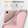 thumbnail image 3 of Fintie Slim Case for Samsung Galaxy Tab A8 10.5 inch 2022 Model (SM-X200/X205/X207), Soft TPU Smart Stand Back Cover Auto Wake/Sleep, Rose Gold, 3 of 8