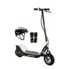 Razor E325 Electric 24V Motorized Scooter (Black) w/ Helmet, Elbow and Knee Pads