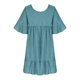 thumbnail image 3 of Vestido de Manga Corta para las Mujeres, Suelto Cuello Redondo Suéter Impresión Vestido de Moda Hecho de Poliéster Ligero para el Verano, Vestido de Verano para las Mujeres, 3 of 5