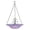 Purple(New), variant on Solar Powered Floating Bird Feeder and Bath Combo Outdoor Hanging Decor for Garden Pond