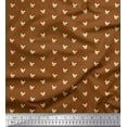 thumbnail image 1 of Soimoi Cotton Jersey Fabric Puppy Face Dog Print Fabric by the Yard 58 Inch Wide, 1 of 1