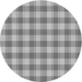 thumbnail image 1 of Ahgly Company Machine Washable Indoor Round Transitional Gray Cloud Gray Area Rugs, 4' Round, 1 of 7