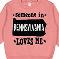 thumbnail image 3 of Inktastic Someone in Pennsylvania Loves Me Toddler Sweatshirt, 3 of 4
