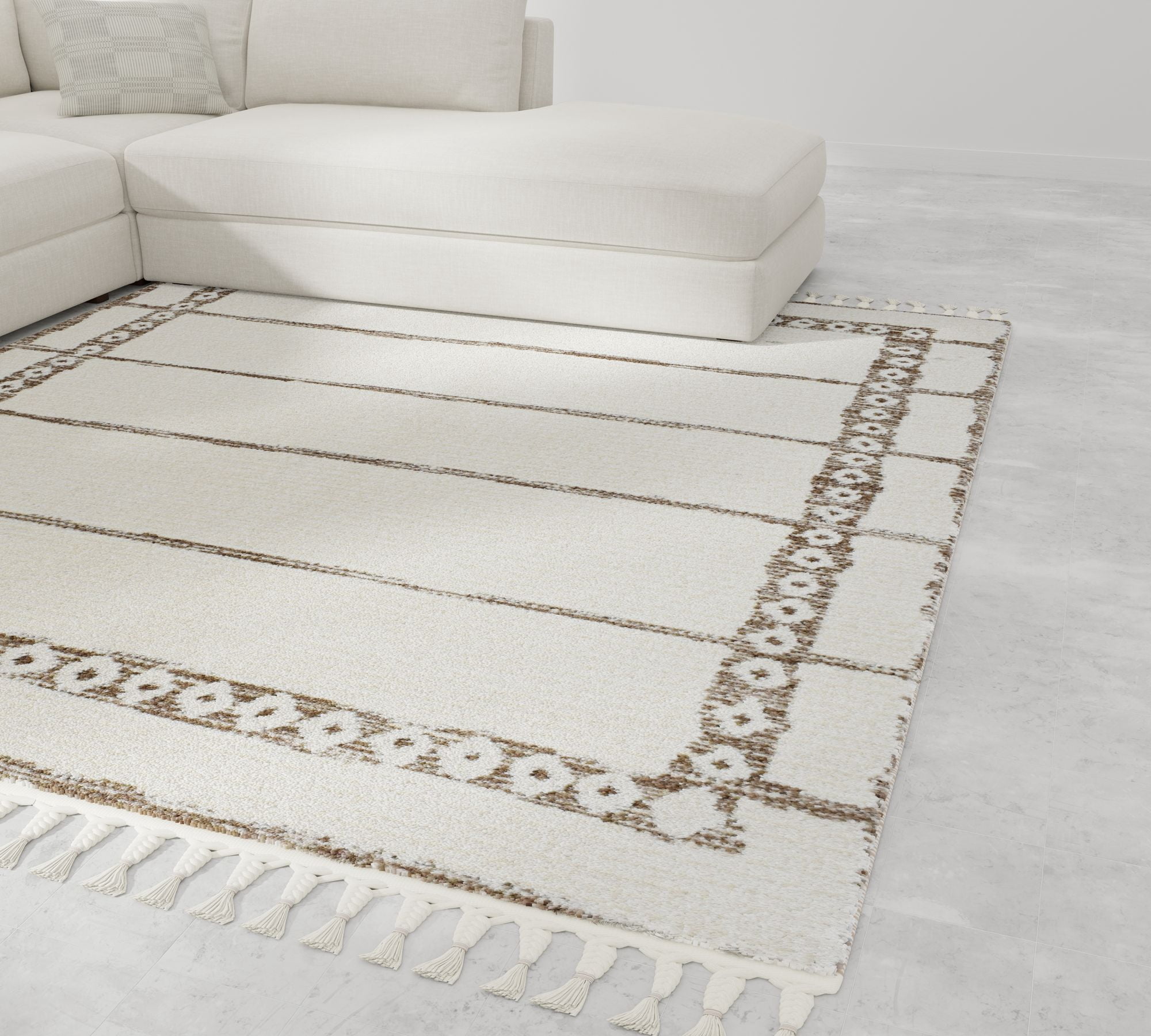 Mason Brooks Catalan IB40C Transitional Geometric 2'6" X 4' Area Rug